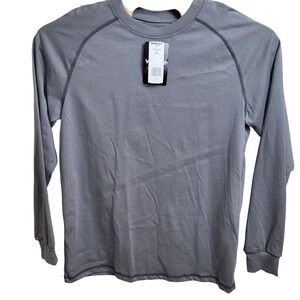 Wrangler Mens LT Tall Flame Resistant FR141CH Long Sleeve Shirt Gray NWT HRC2